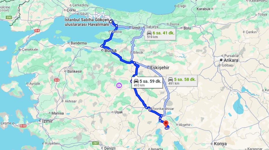 ISPARTA YALVAÇ KURUSARI KÖYÜNDE 226M² HİSSELİ TARLAMIZ SATILIK. - ISPARTA YALVAÇ fotoğraf 2